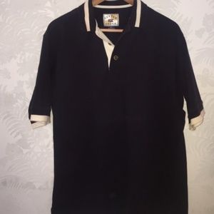 CUTTER & BUCK navy blue short sleeve Polo M